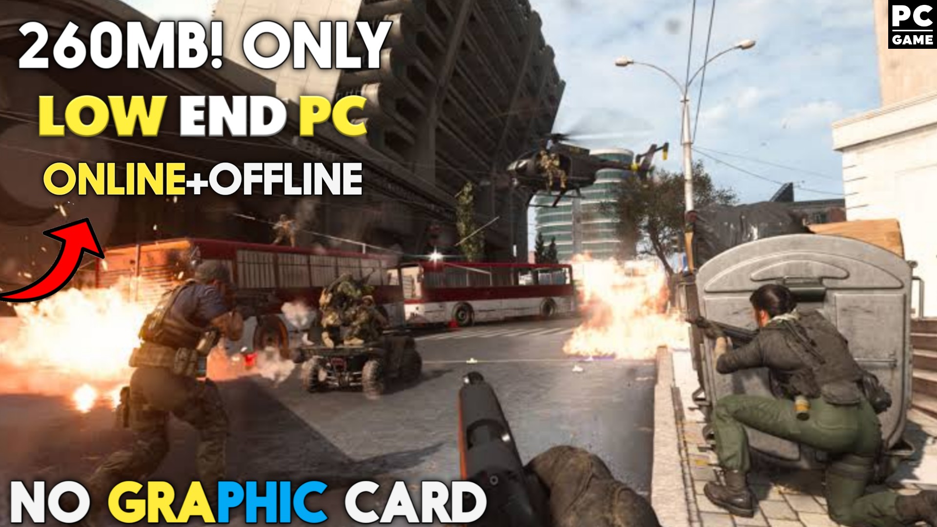 Download Open World Multiplayer Shooter Game For Low End PCs 2GB RAM 